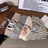 儿童长袖冬季新款儿童保暖单上衣宝宝德绒男女宝宝舒适家居服打底