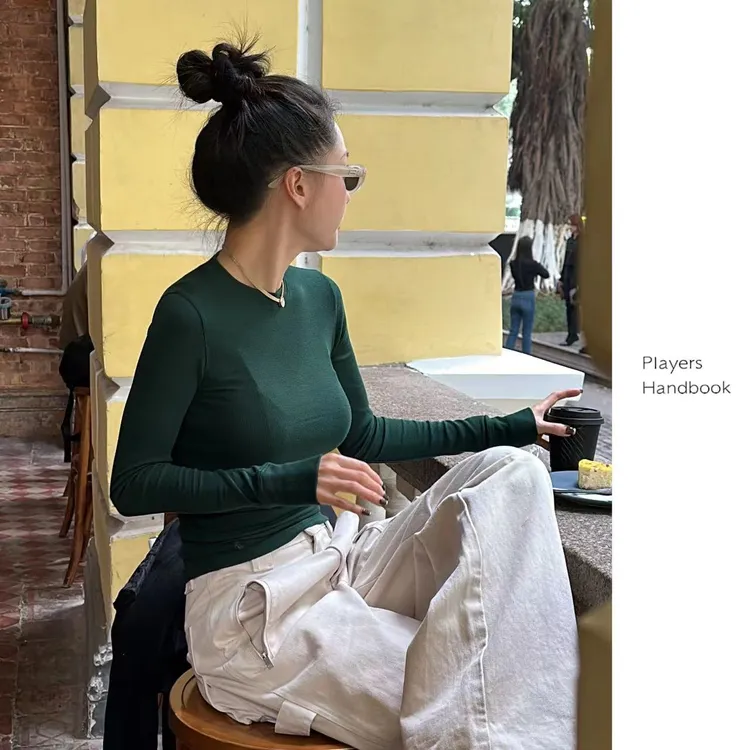 Players Handbook经典秋冬高级基础系列修身补丁长袖PH0730