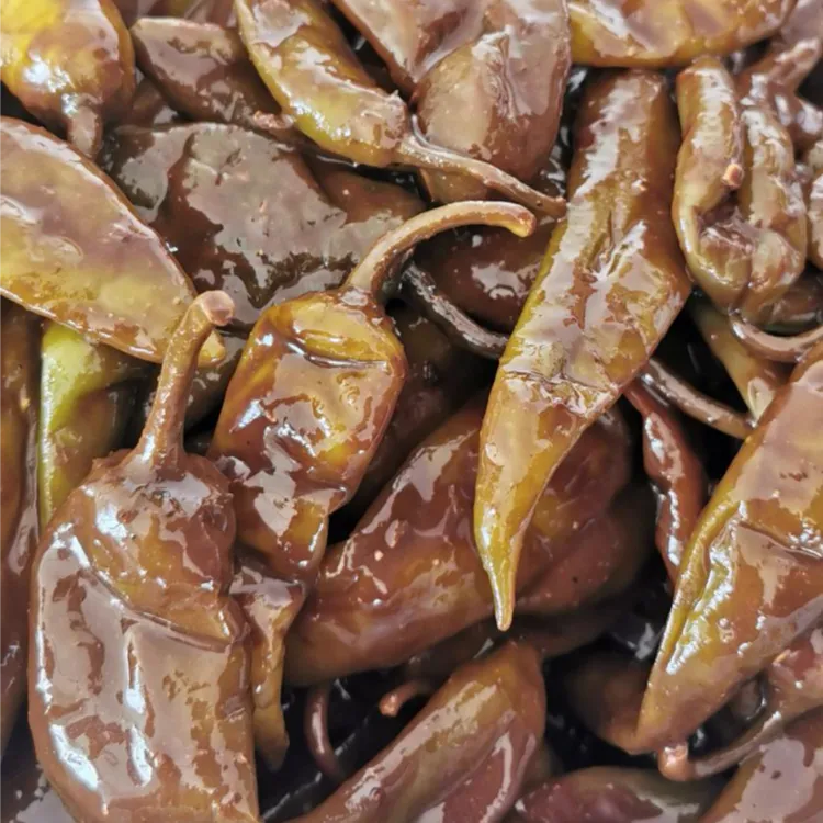 酱缸薄皮小辣椒，酱香味十足