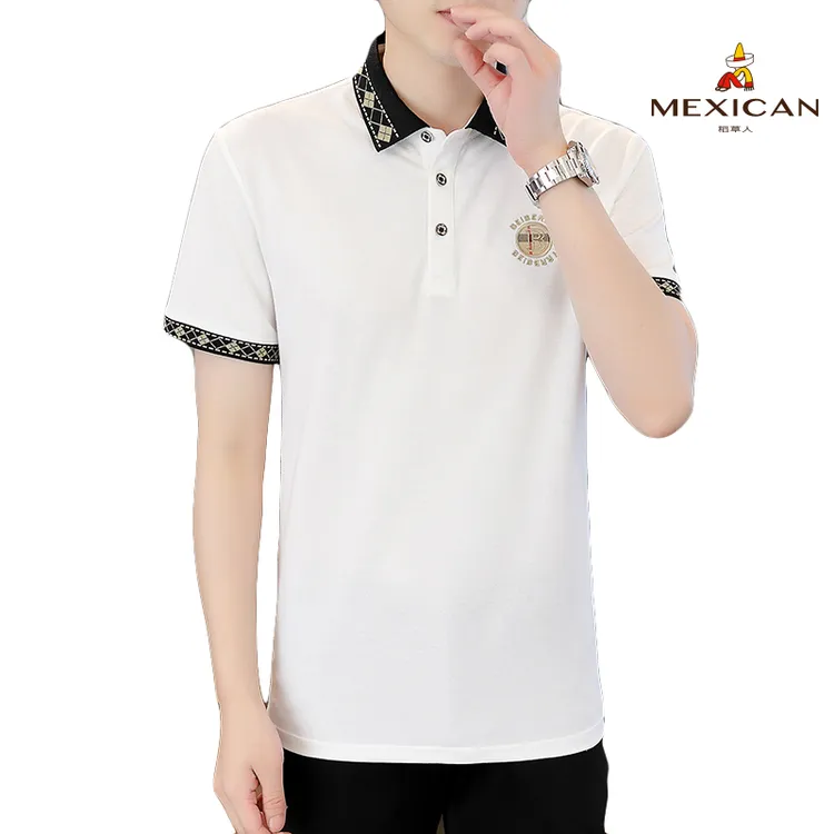 【品质男装】夏季男士短袖t恤男装翻领半袖T恤男POLO衫男式体恤衫