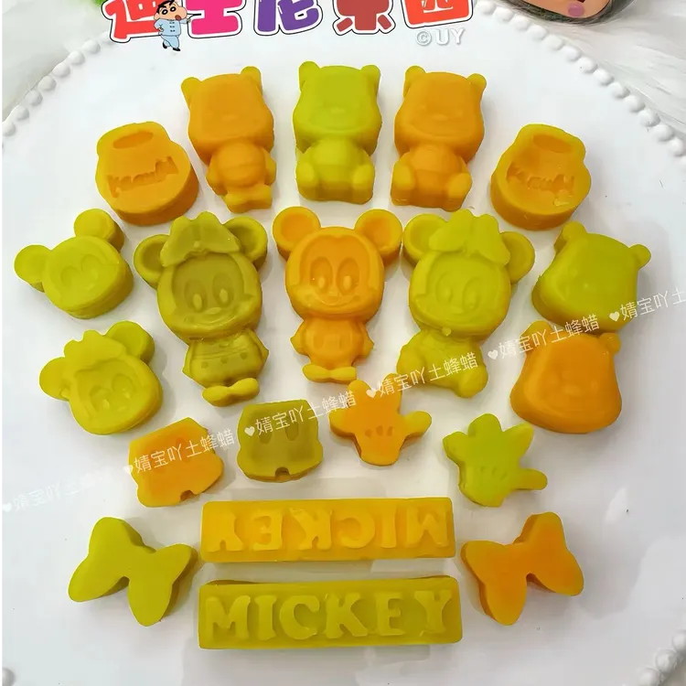 尼尼乐园套餐 纯土蜂蜡蜡瓶糖 纯手工制作  可做摆件