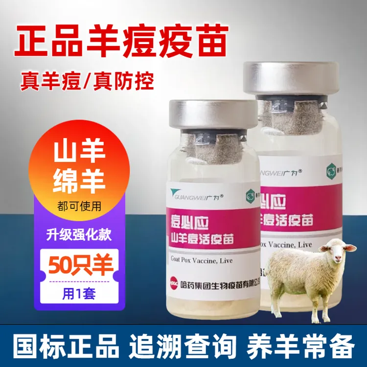 羊痘疫苗山羊痘活疫苗预防牛羊结节病绵羊痘山羊痘通用兽用注射