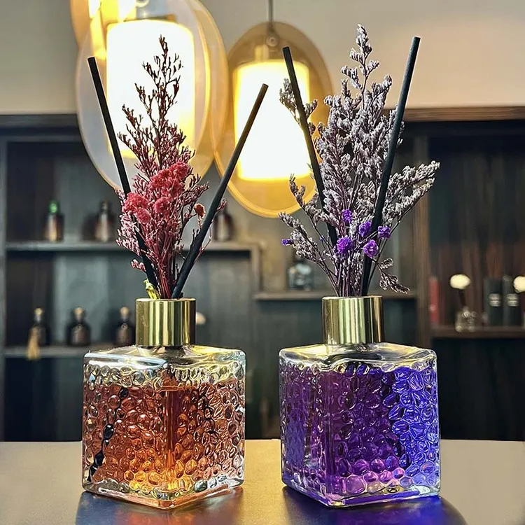 薰衣草干花无火香薰卧室藤条香氛清新空气法式电视柜客厅香薰摆件