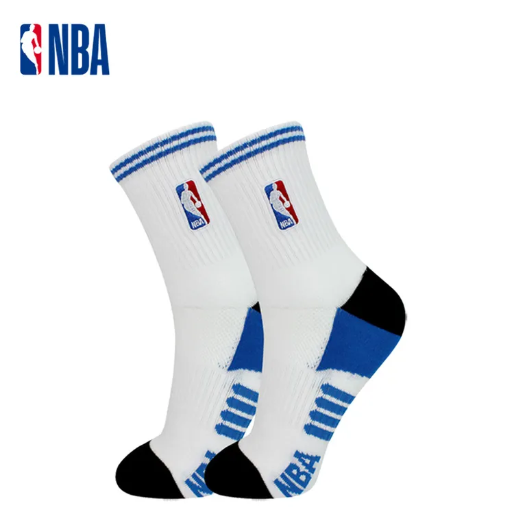 NBA加厚款中筒袜潮男篮球袜运动袜美式袜子男毛巾袜毛巾底1双装