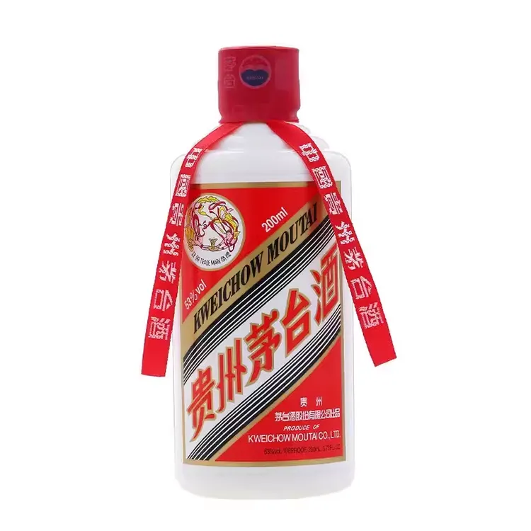 KWEICHOW MOUTAI/贵州茅台200ml飞天53度酱香型单瓶装