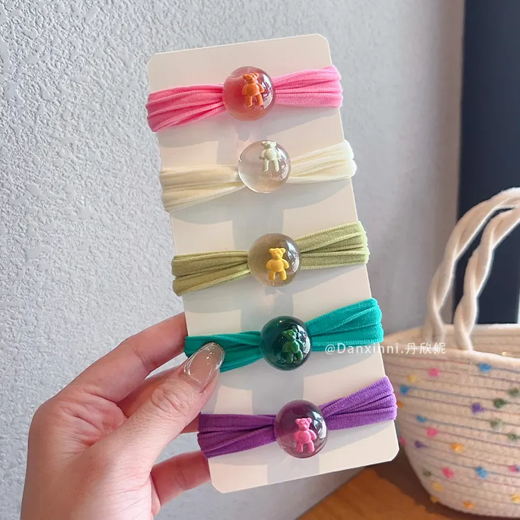 儿童多巴胺发绳女童扎头发毛巾圈头绳小女孩宝宝不伤发橡皮筋发饰