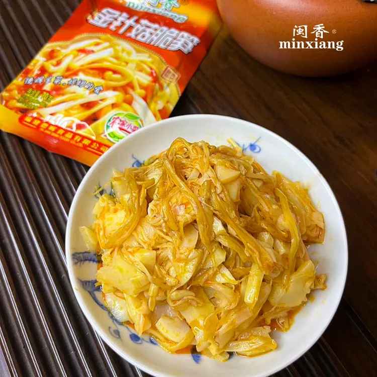 闽香金针菇脆笋调味严选下饭菜脆笋开味早餐菜开袋即食方便鲜嫩