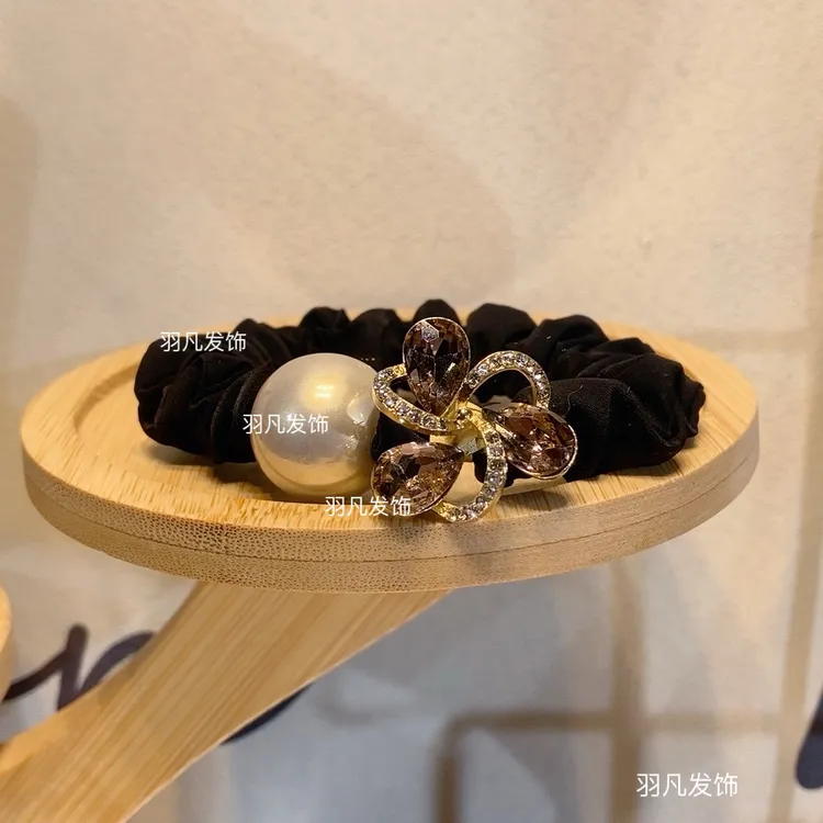 羽凡原创2237韩版发饰新款气质轻奢时尚百搭头饰优雅精致减龄头绳