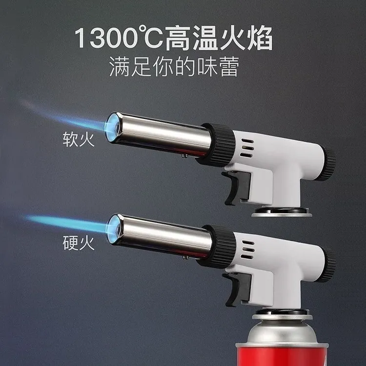 喷火枪便携式手持烧猪毛点炭金属防风电子点火器家用好帮手打火