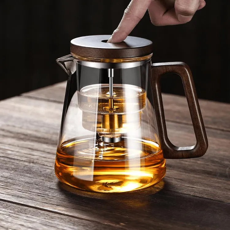 飘逸杯泡茶壶全玻璃内胆家用沏茶过滤按压式冲茶器茶水分离泡茶杯