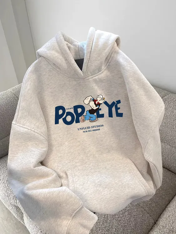 纯棉美式春秋冬加绒加厚卫衣男女爆款连帽小众上衣薄款外套潮W085