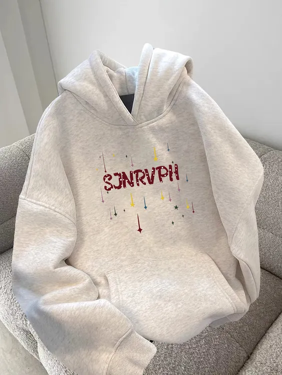 纯棉美式春秋冬加绒加厚卫衣男女爆款连帽小众上衣薄款外套潮W097