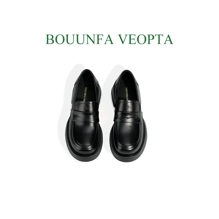 BOUUNFA VEOPTA [春季] D02 经典款圆头休闲百搭时尚英伦风乐福鞋
