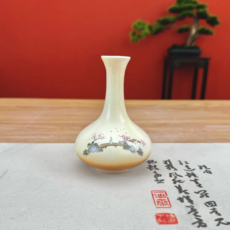 复古陶瓷中式手工精美装饰摆件S-1753