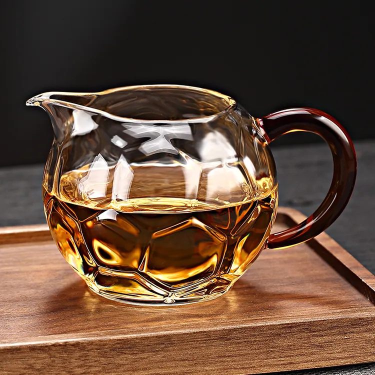 鑫凤祥足球公道杯日式加厚耐热公杯茶漏套装分茶器茶海茶杯