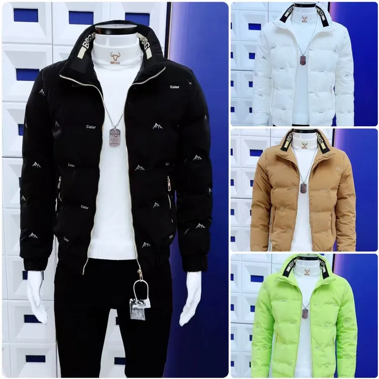 冬装潮牌时尚男士棉服百搭新款修身痞帅爆款高级休闲气质保暖加厚