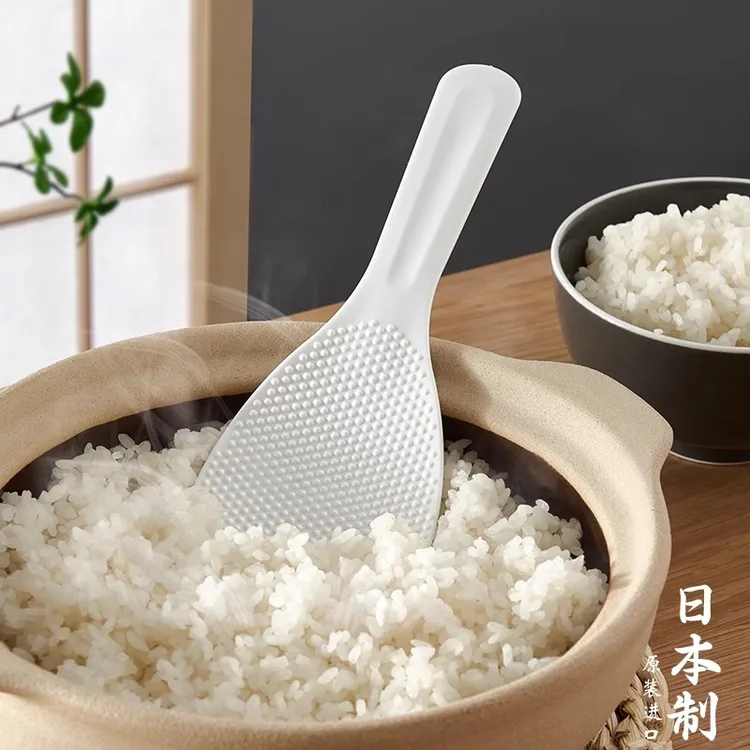 日本进口抗菌饭勺不粘米饭食品级电饭锅专用不沾打饭铲子家用盛饭
