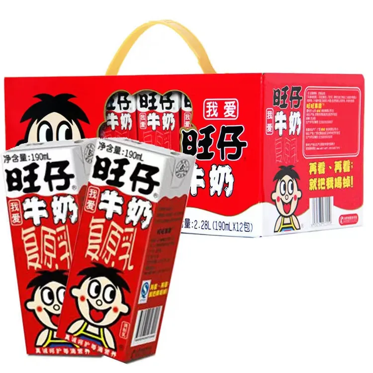WANT-WANT/旺旺190ml*12盒复原乳牛奶纯奶-礼盒装