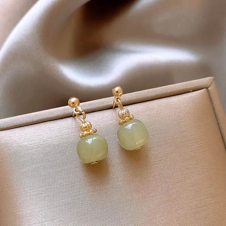 铜合金耳饰 925银针耳饰女2025新款轻奢高级感气质独特耳环耳钉