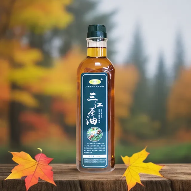 侗美仙池纯正三江茶油250ml/500ml/1L瓶传统土榨山茶籽油压榨原油