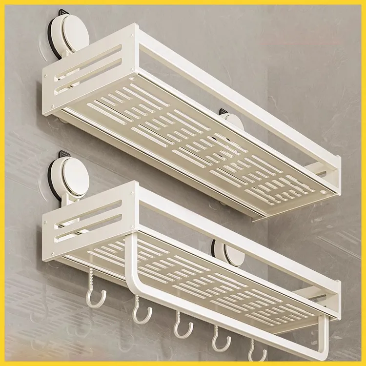 吸盘置物架浴室卫生间免打孔洗漱台壁挂式挂墙上洗手间厕所收纳架