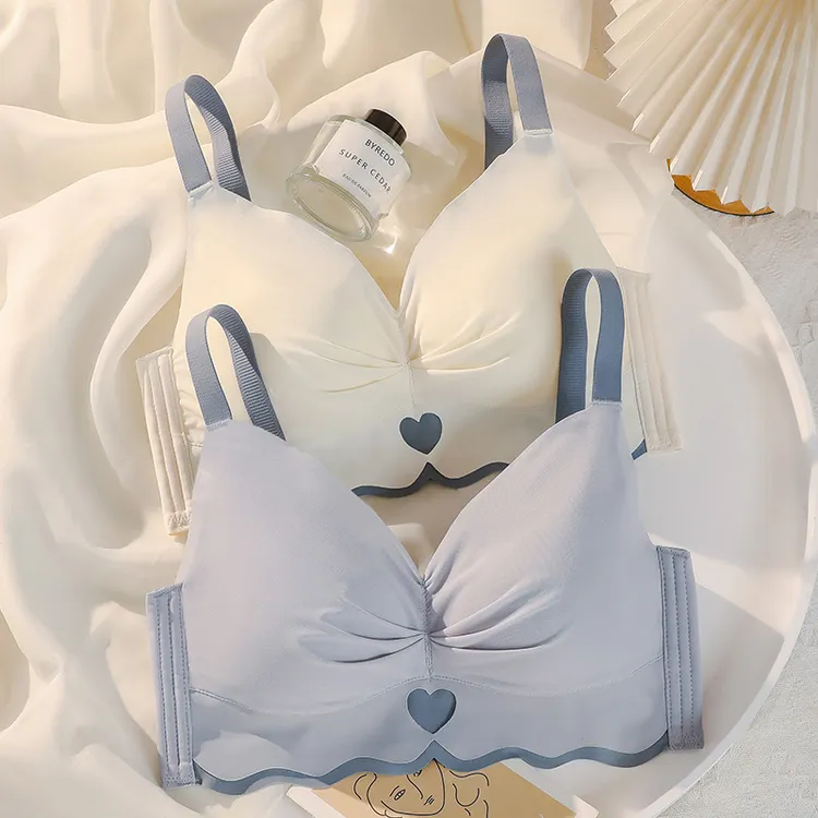 思画女士文胸内衣女收副乳防下垂无钢圈小胸罩薄款夏季爆款舒适