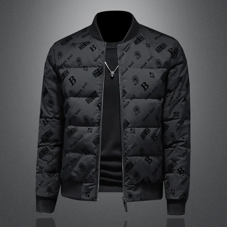 冬季保暖羽绒服男加厚大码冬装2024新款潮流男士立领短款休闲外套