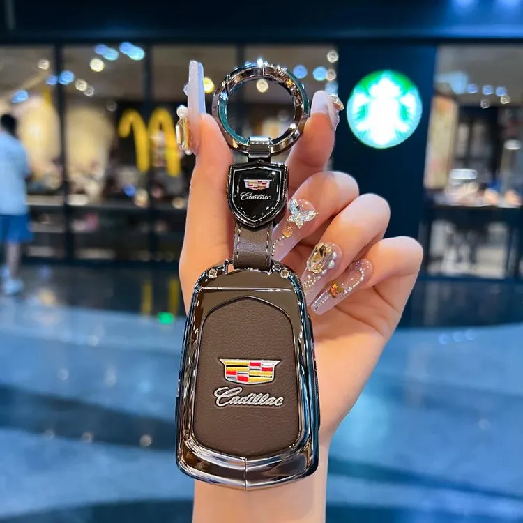适用凯迪拉克钥匙套金属壳XT6XT5CT5车壳XT4扣CT6车钥匙套保护套