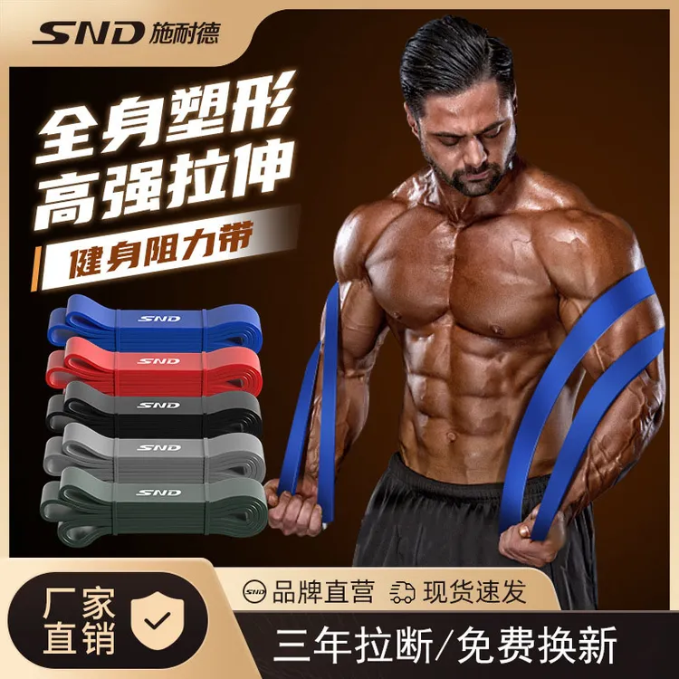 施耐德弹力带健身男练胸肌引体向上阻力带力量训练助力带女拉力绳