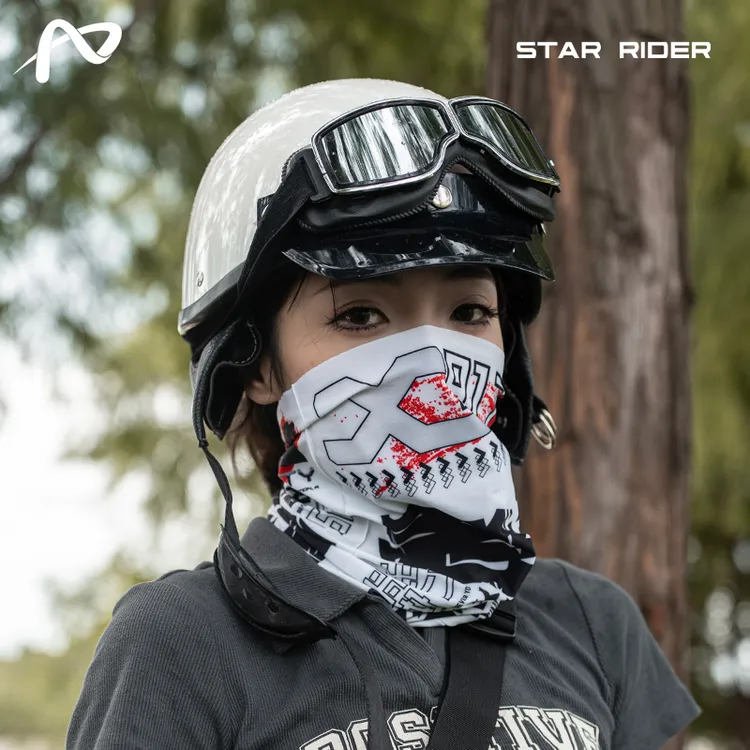 STAR RIDER夏季防晒围脖户外防紫外线透气遮阳冰丝脖套SH-001