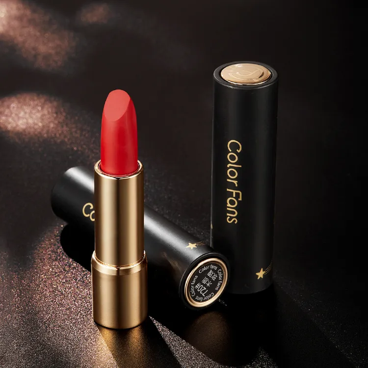 【不沾杯.不掉色.口红】雾面哑光口红防水防油不沾口罩口红按压式