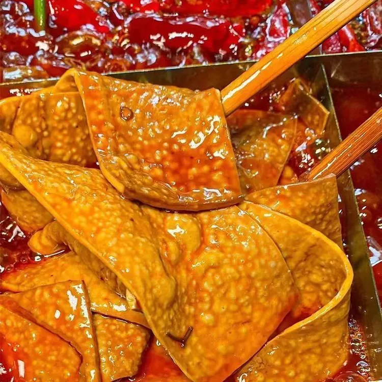 线下火锅店同款泡泡豆干火锅麻辣冷吃烧烤凉拌必备
