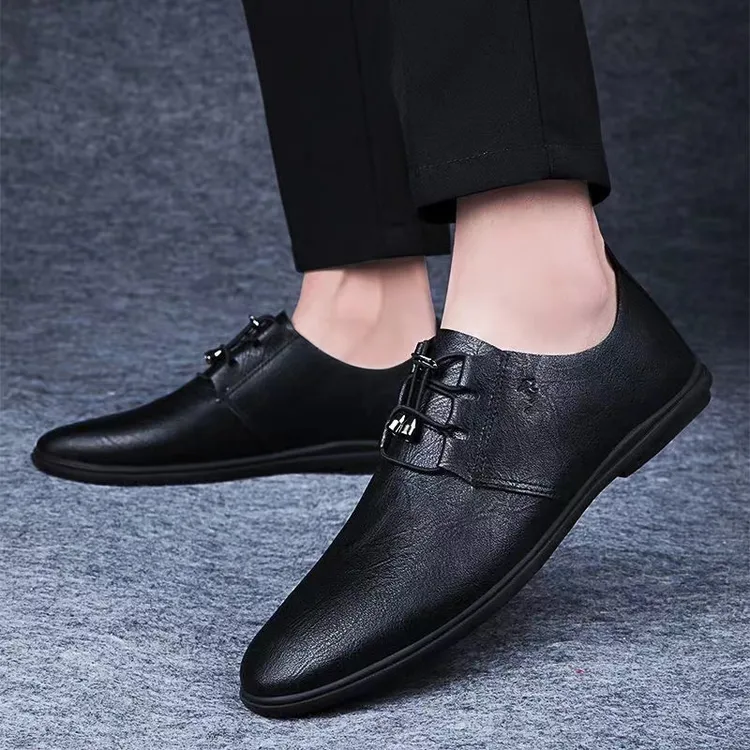 PLOVER秋季软底软面防滑商务百搭透气男士男鞋男鞋秋冬款