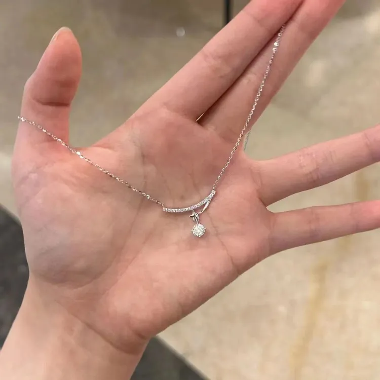 柯柒 钛钢项链 星光陨落项链女气质ins小众设计高级轻奢锁骨链