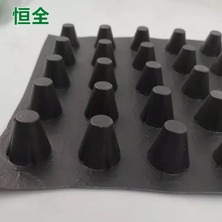 排水板塑料hdpe凹凸型疏水板防水停车场地下室车库厂家定制阻根板