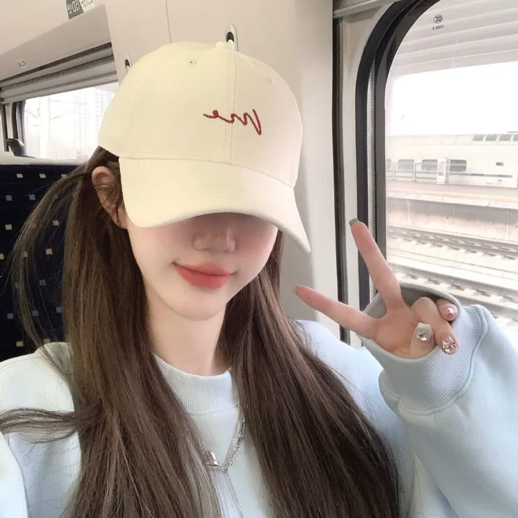 【台灯专属】加大头围棒球帽子女深顶百搭休闲显脸小宽帽檐鸭舌帽男