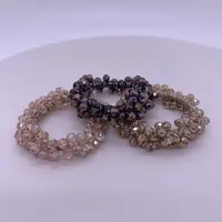 GREBUTY 5066 轻奢百搭锆石闪闪发圈发饰，颜色随机