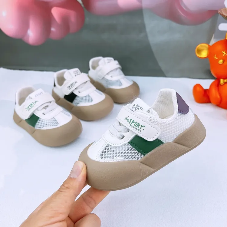 宝宝学步鞋婴儿软底防滑0-2岁男女小童运动机能鞋子男女童夏