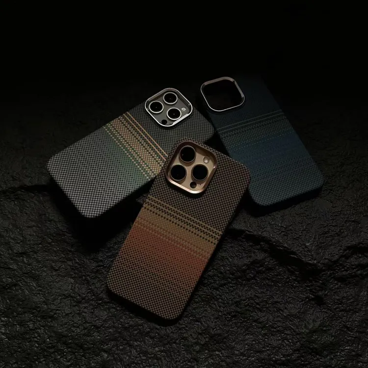 凯夫拉纹适用iPhone17ProMax磁吸手机壳苹果16PM高级感15轻薄高档
