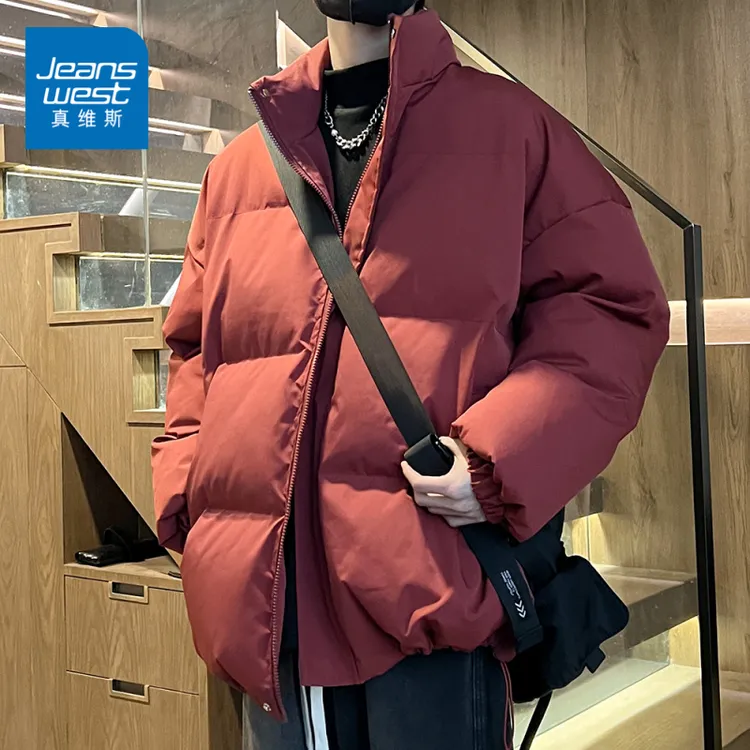 真维斯2025秋冬新款棉衣保暖外套男士小棉袄加厚立领情侣百搭棉服