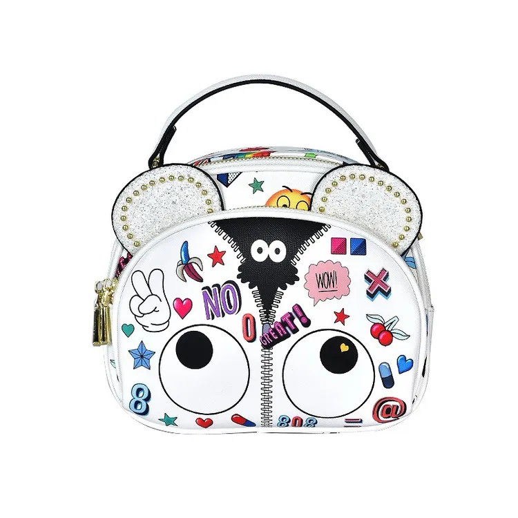 eye theme 大眼睛2024年新款小熊手提包斜挎包