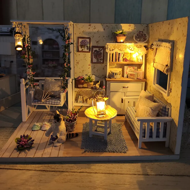 CUTE ROOM/智趣屋diy小屋手工自制拼装模型房子送闺蜜女创意礼物