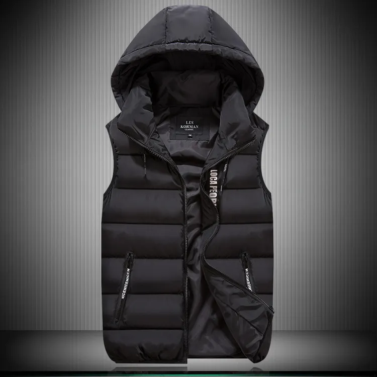 2024秋冬可脱卸帽棉马甲男潮牌保暖休闲马夹加厚坎肩外套男装上衣