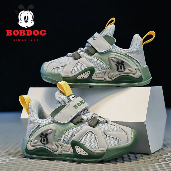 巴布豆2025夏季新款男童鞋子舒适单网双网儿童休闲鞋中大童软底鞋