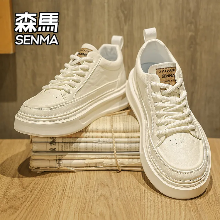 SENMA/森马鞋子男款秋季2025新款百搭爆款小白鞋男士休闲运动板鞋