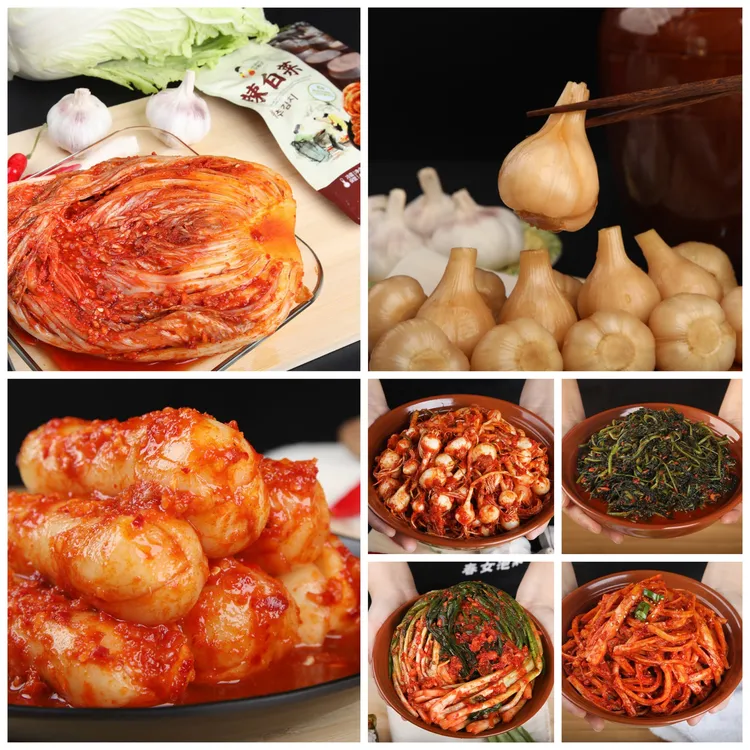 安春女【桔梗3种组合】延边朝鲜族纯手工传统特色爽口脆爽腌制泡菜