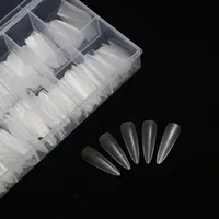 【300片细狗长尖】型美甲轻薄甲片穿戴甲片打磨甲片甲片服帖超薄