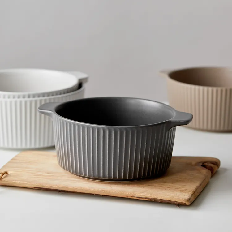 大汤碗日式双耳碗碗碟餐具家用创意大碗沙拉碗酸菜鱼碗螺蛳粉面碗