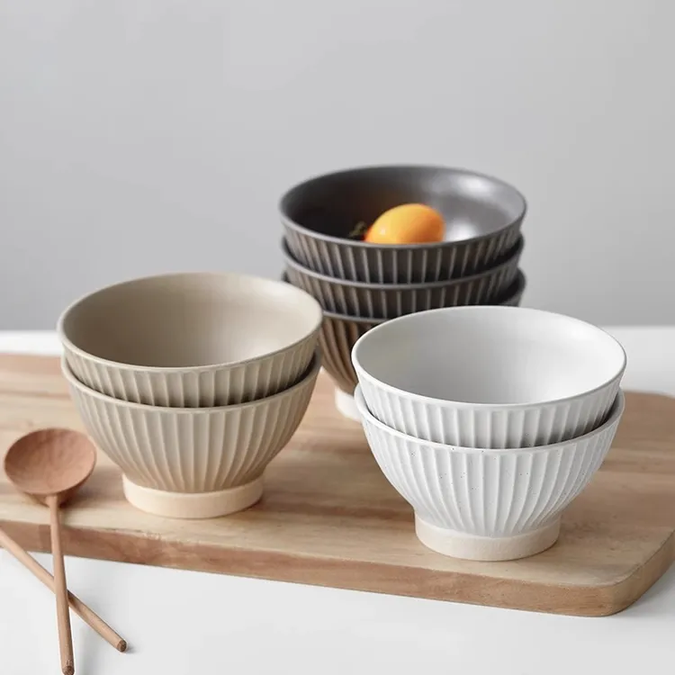 碗碟餐具轻奢简约饭碗精致网红家用饭碗创意陶瓷日式欧式米饭碗