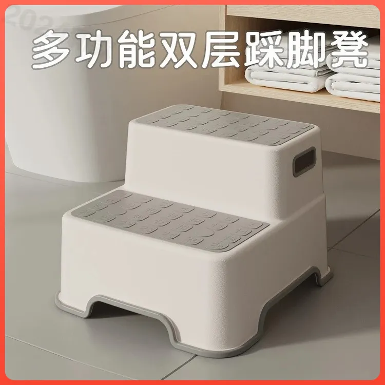 小孩踩脚凳洗手台脚蹬宝宝脚踏垫脚凳洗漱台阶防滑梯增高踩小凳子